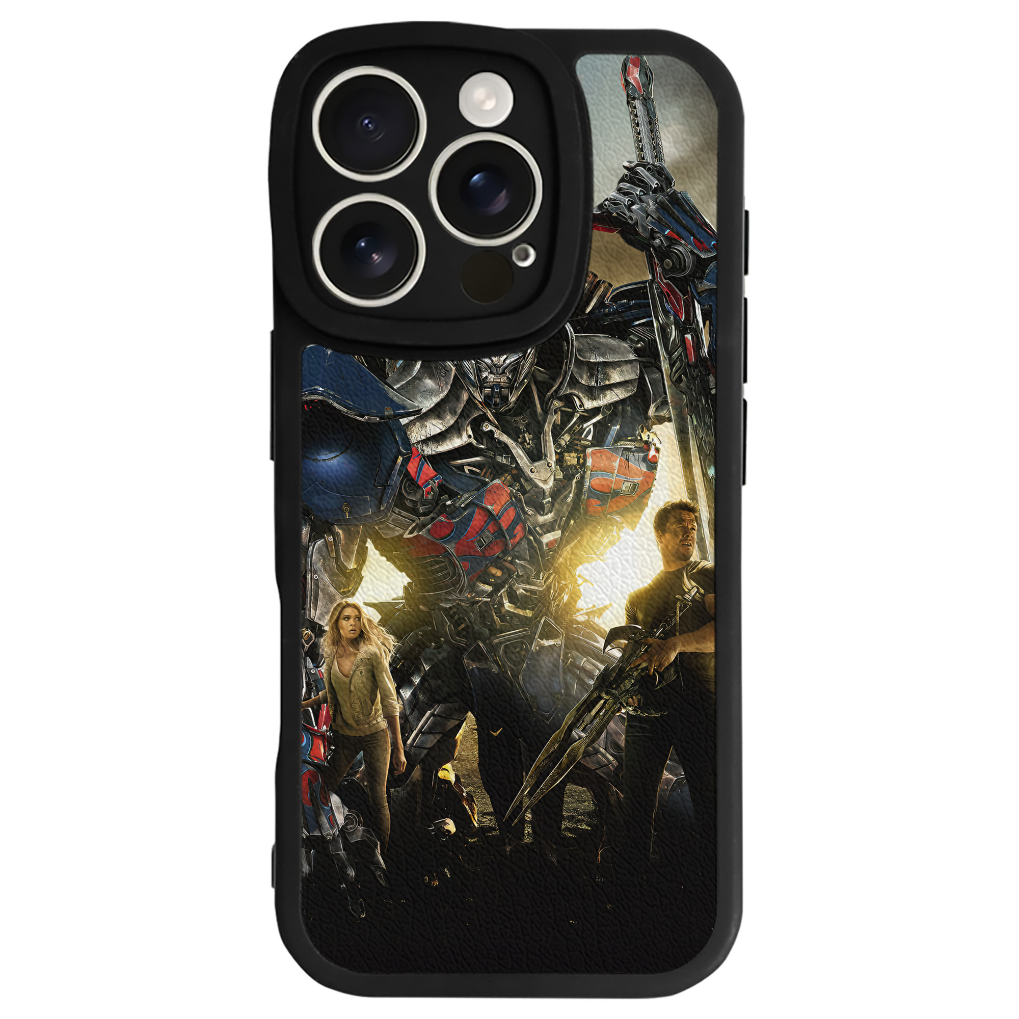 （画像用） Transformers トランスフォーマー 【iPhone 16シリーズ対応】シリコンスマホケース（レザー調） 材質：シリコン